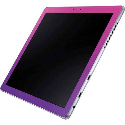 Purple Ombre Galaxy Book 12in Skin